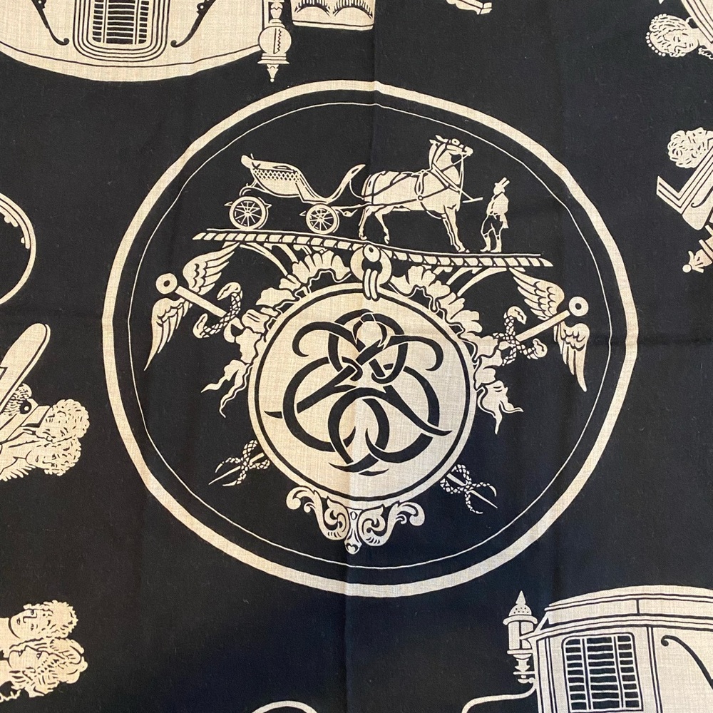 Authentic Hermes cashmere silk shawl